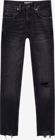 Pull&Bear Slimfit Jeans i sort: forside