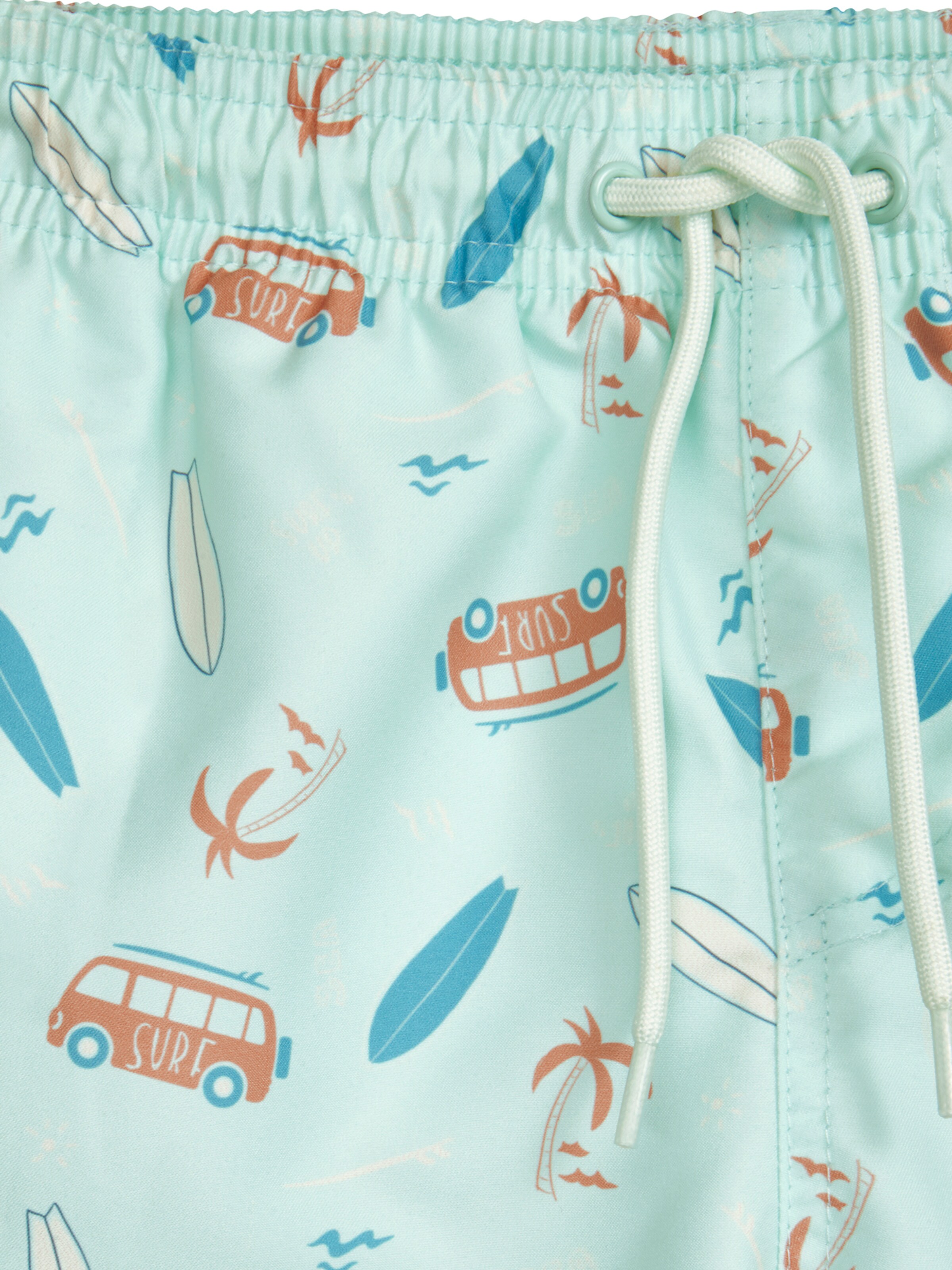 Shorts de bain 'Surf-Bus' PLAYSHOES en vert