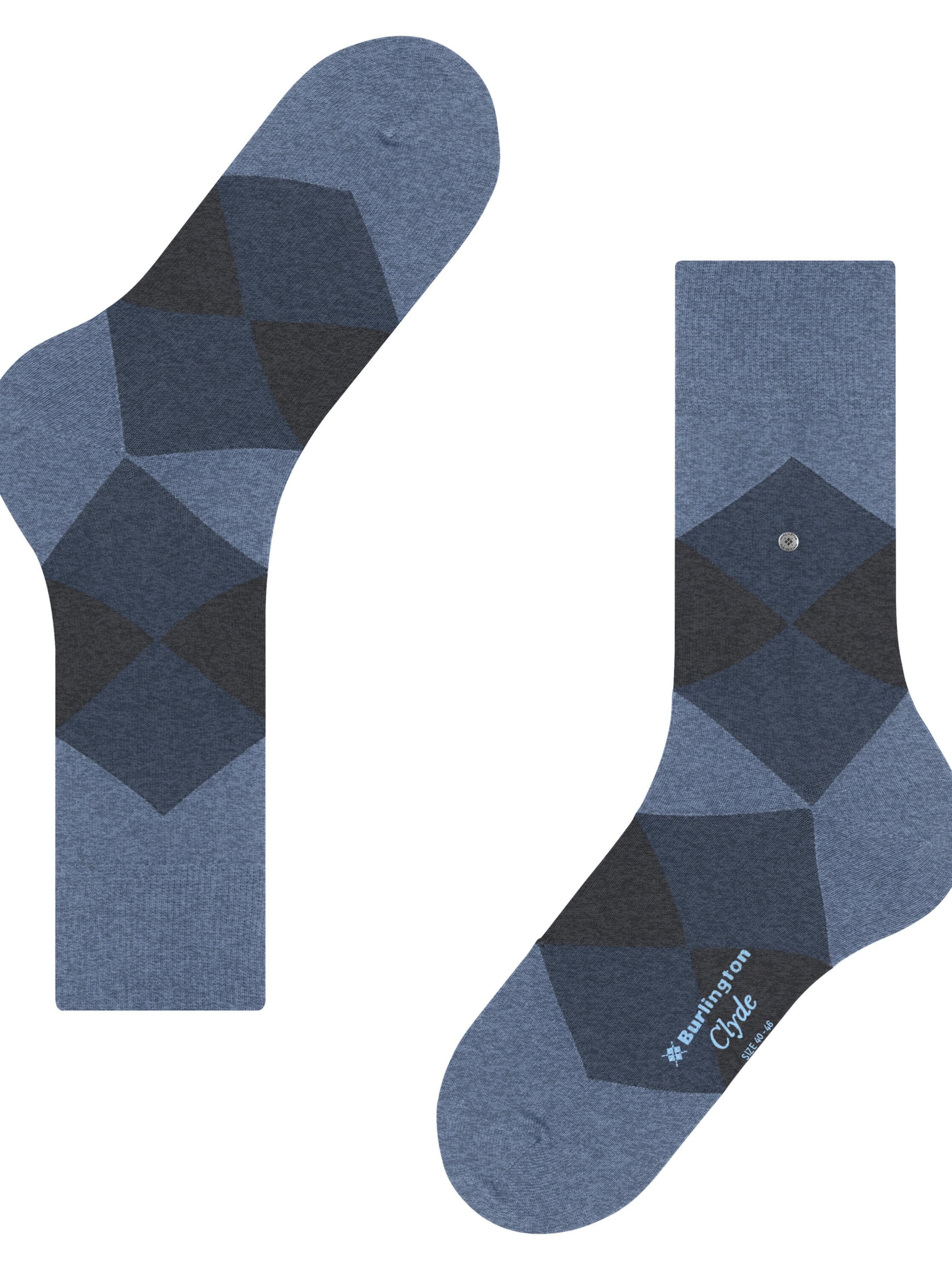 BURLINGTON Socks 'Clyde' in Blue