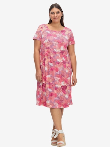 SHEEGO Dress in Pink: front