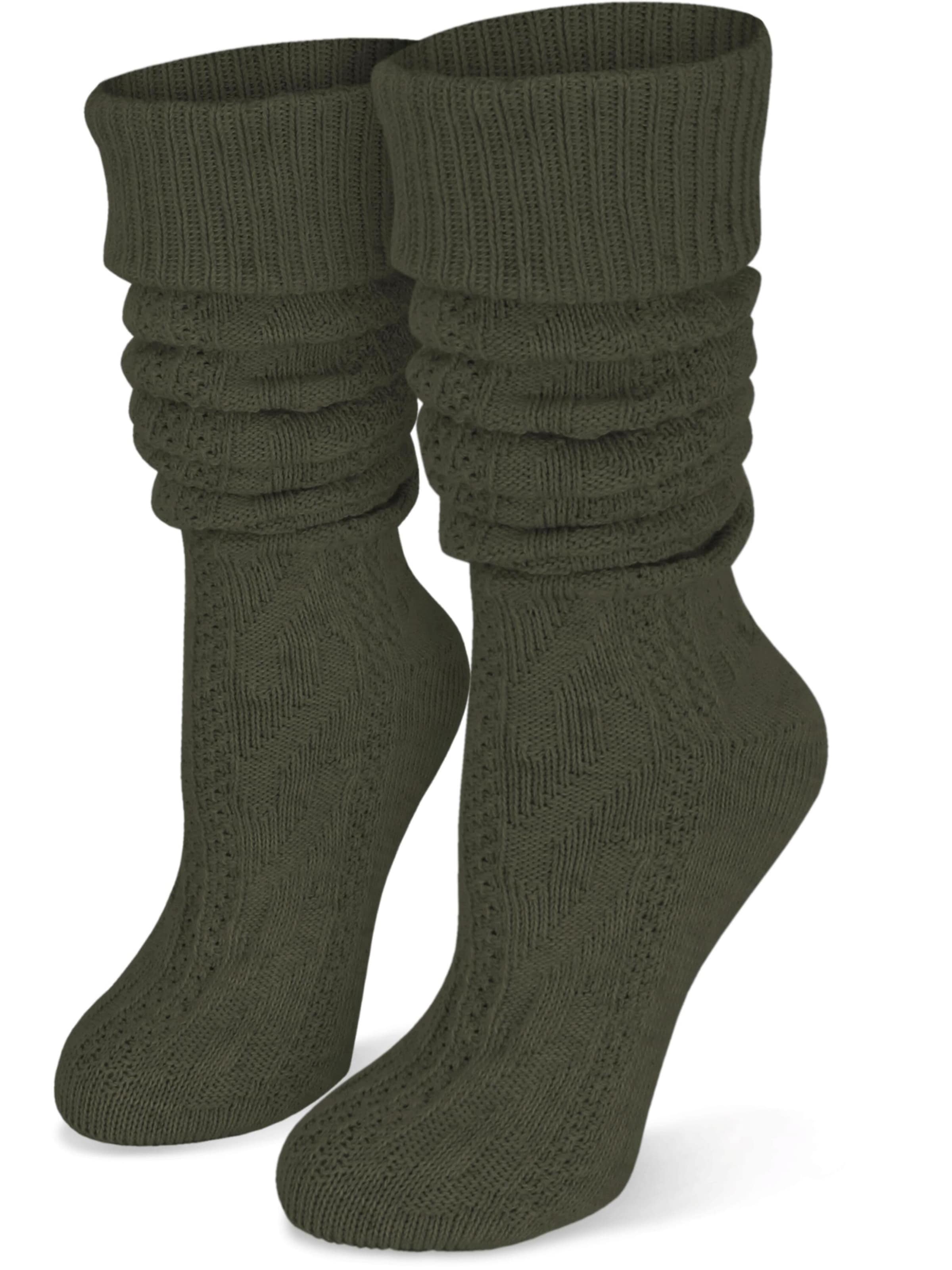 normani - Calcetines tradicionales en verde