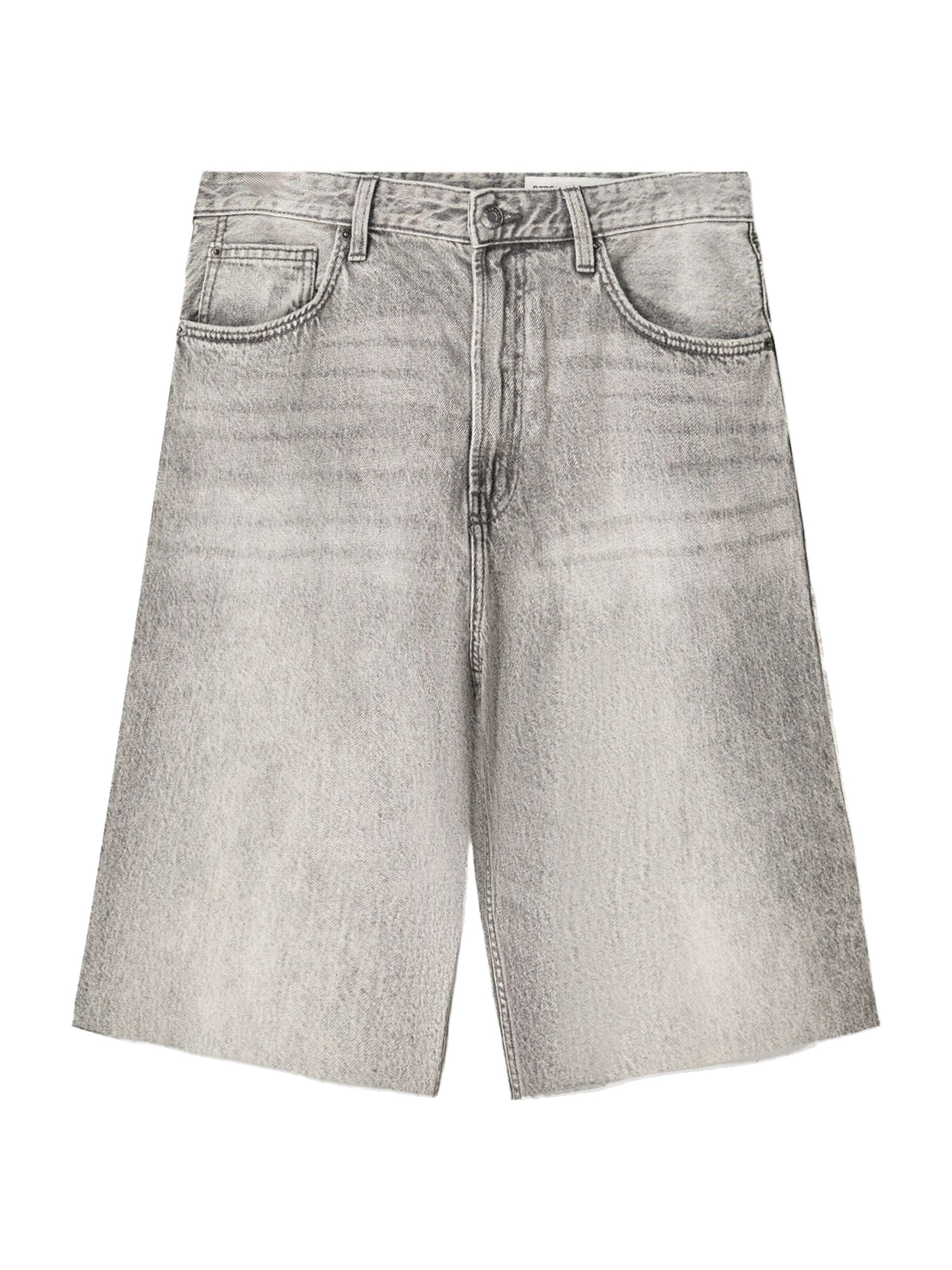 Baggy Jeans di Bershka in grigio: frontale