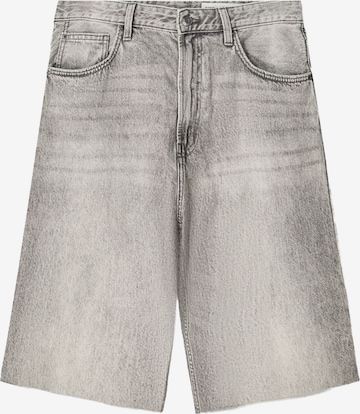 Bershka Jeans in Grey: front