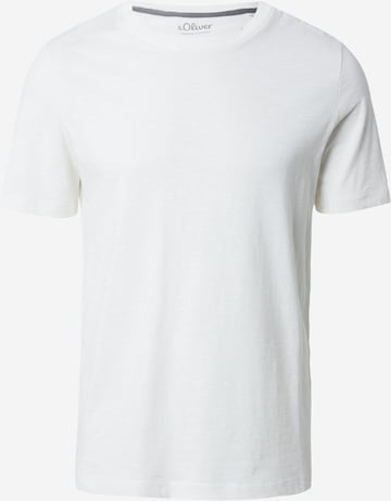 s.Oliver T-shirt i vit: framsida