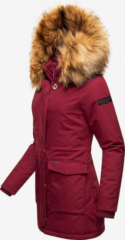 NAVAHOO Winter coat 'Schneeengel' in Red