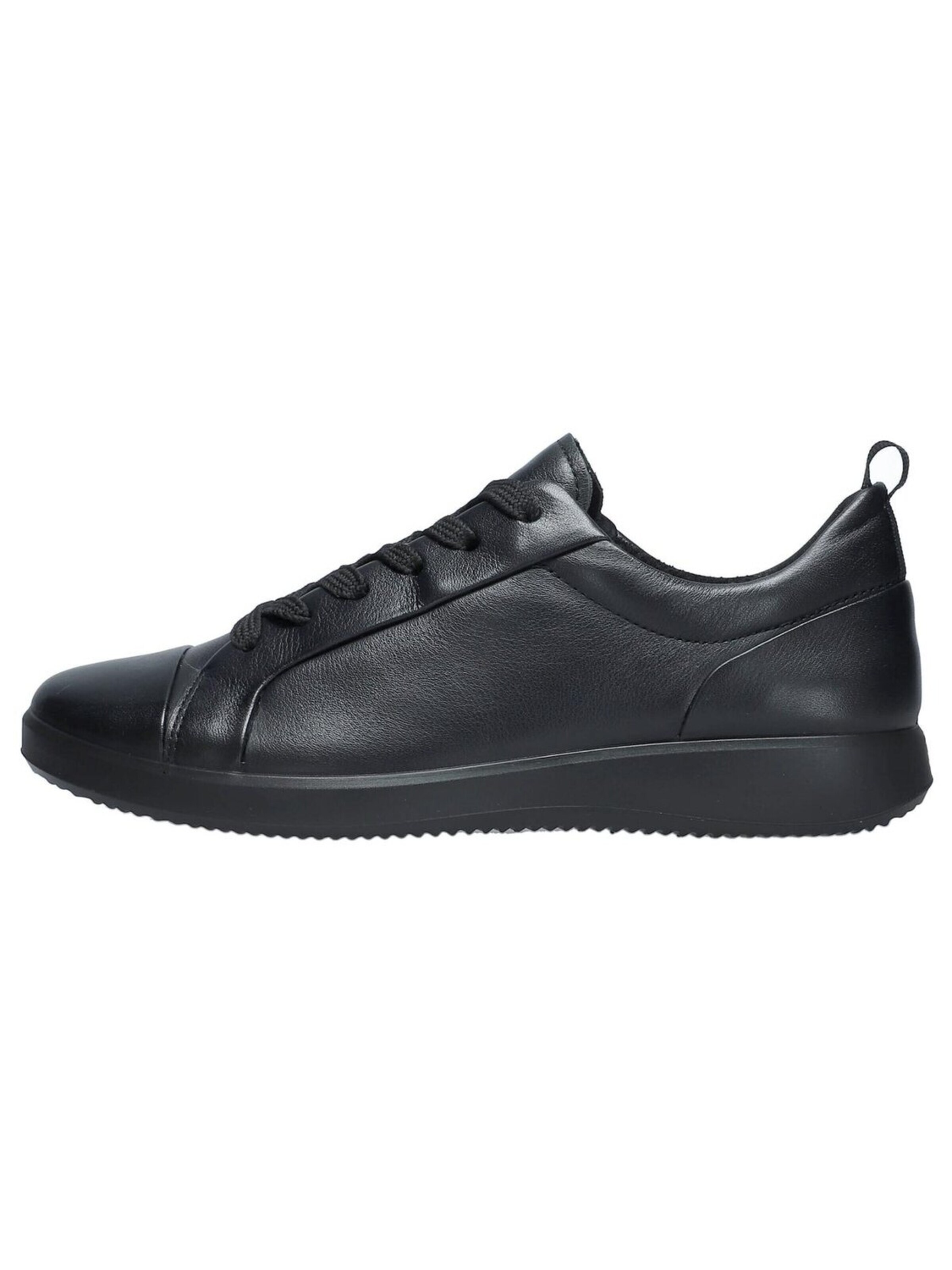 ARA Låg sneaker 'Komfort Schnürschuh Damen 12-23903-01 Echtleder in schwarz' i svart: framsida