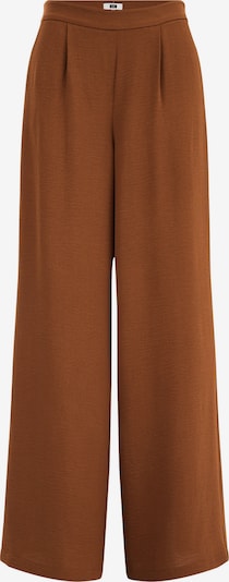 WE Fashion Pantalon à pince en brun foncé, Vue avec produit