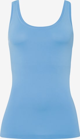 Hanro Top ' Touch Feeling ' in Blue: front