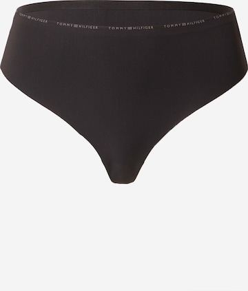 Tommy Hilfiger Underwear Thong in Black: front