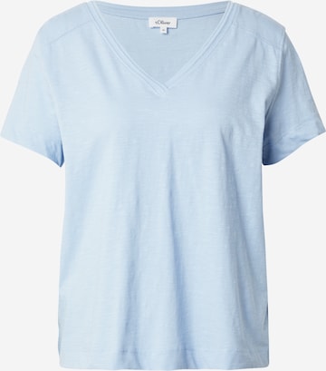 s.Oliver Shirt in Blauw: voorkant