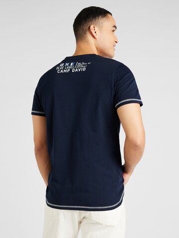 Tricou 'Atlantic Crossing' de la CAMP DAVID pe albastru