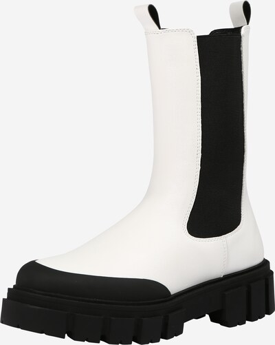 ABOUT YOU Chelsea boots in Black / White, Item view