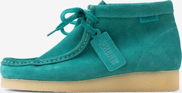 BRONX Lace-Up Shoes 'Wonde-Ry' in Blue: front