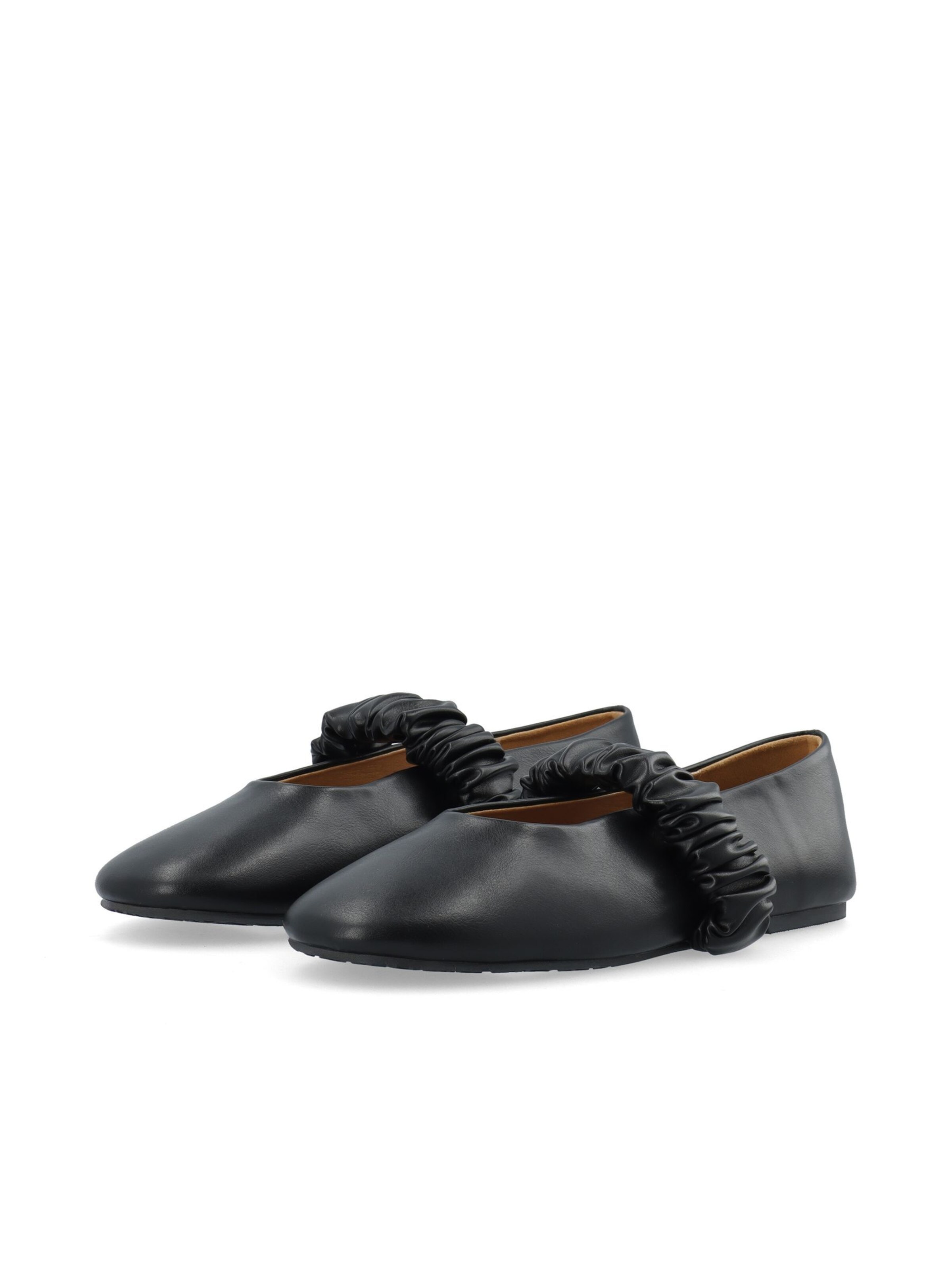 Bianco - Bailarinas con hebilla 'Luna' en negro