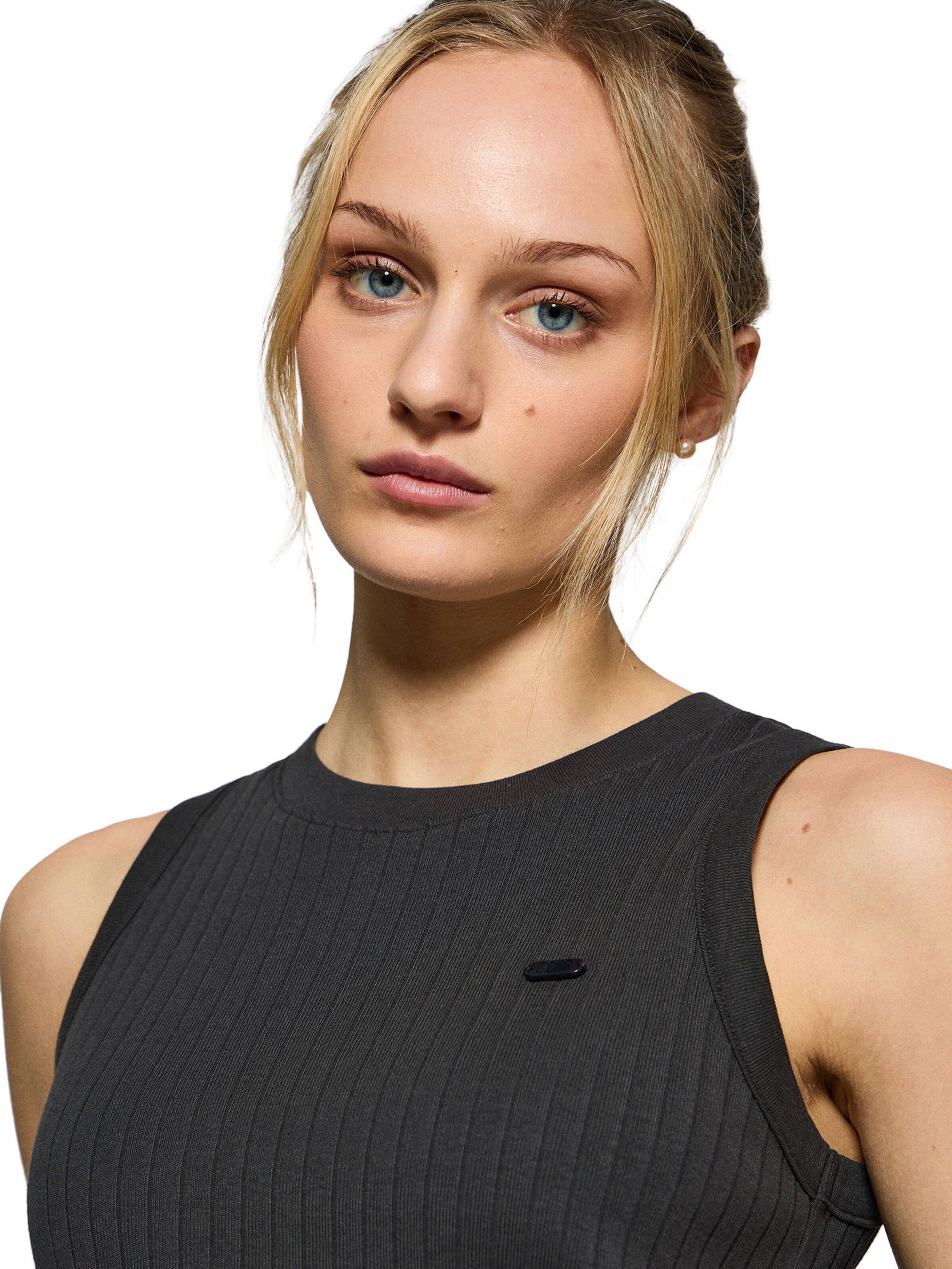 Polo Club Top in Black