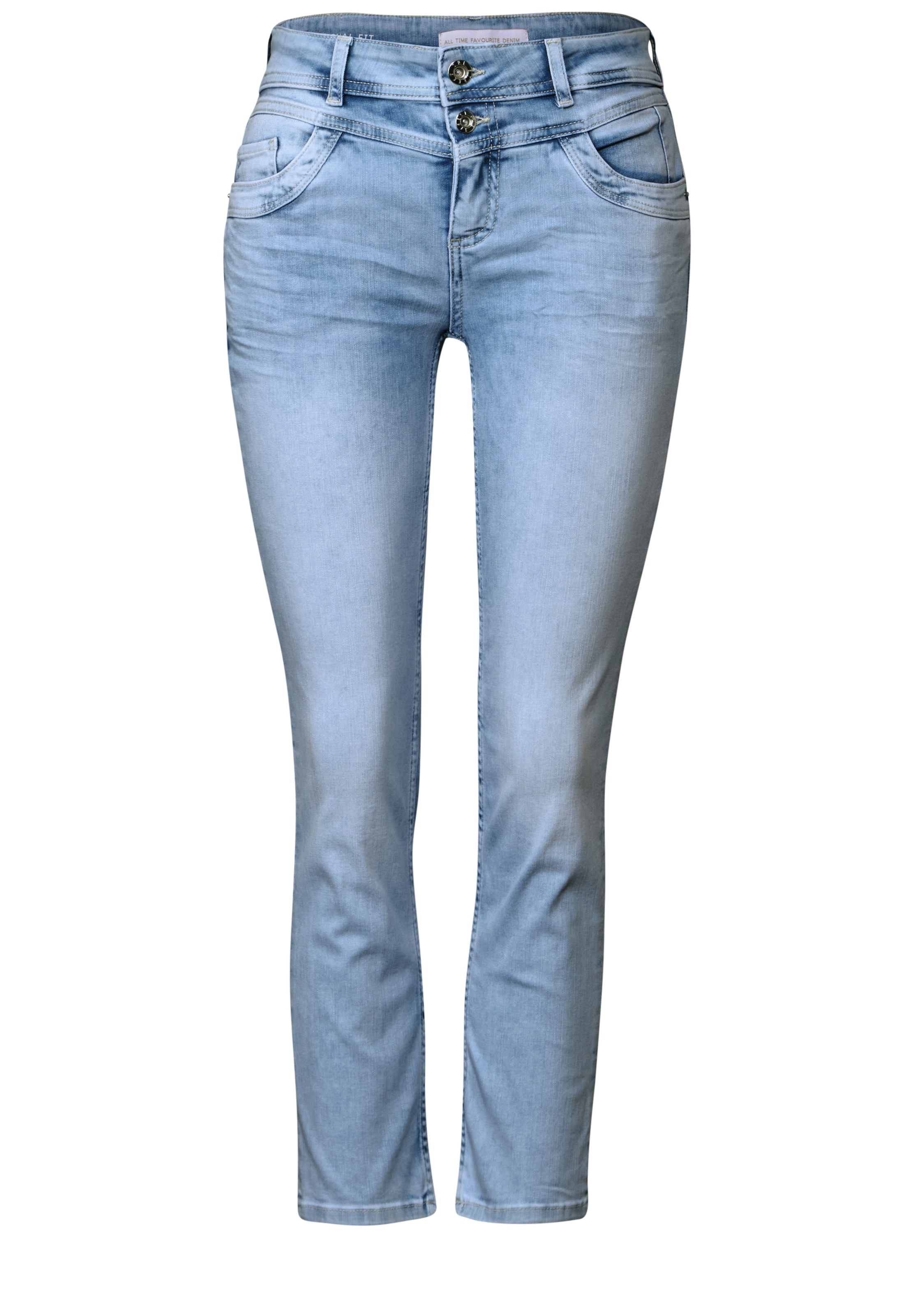 STREET ONE Slim fit Jeans in Blue: front