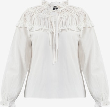 DreiMaster Vintage Blus i vit: framsida