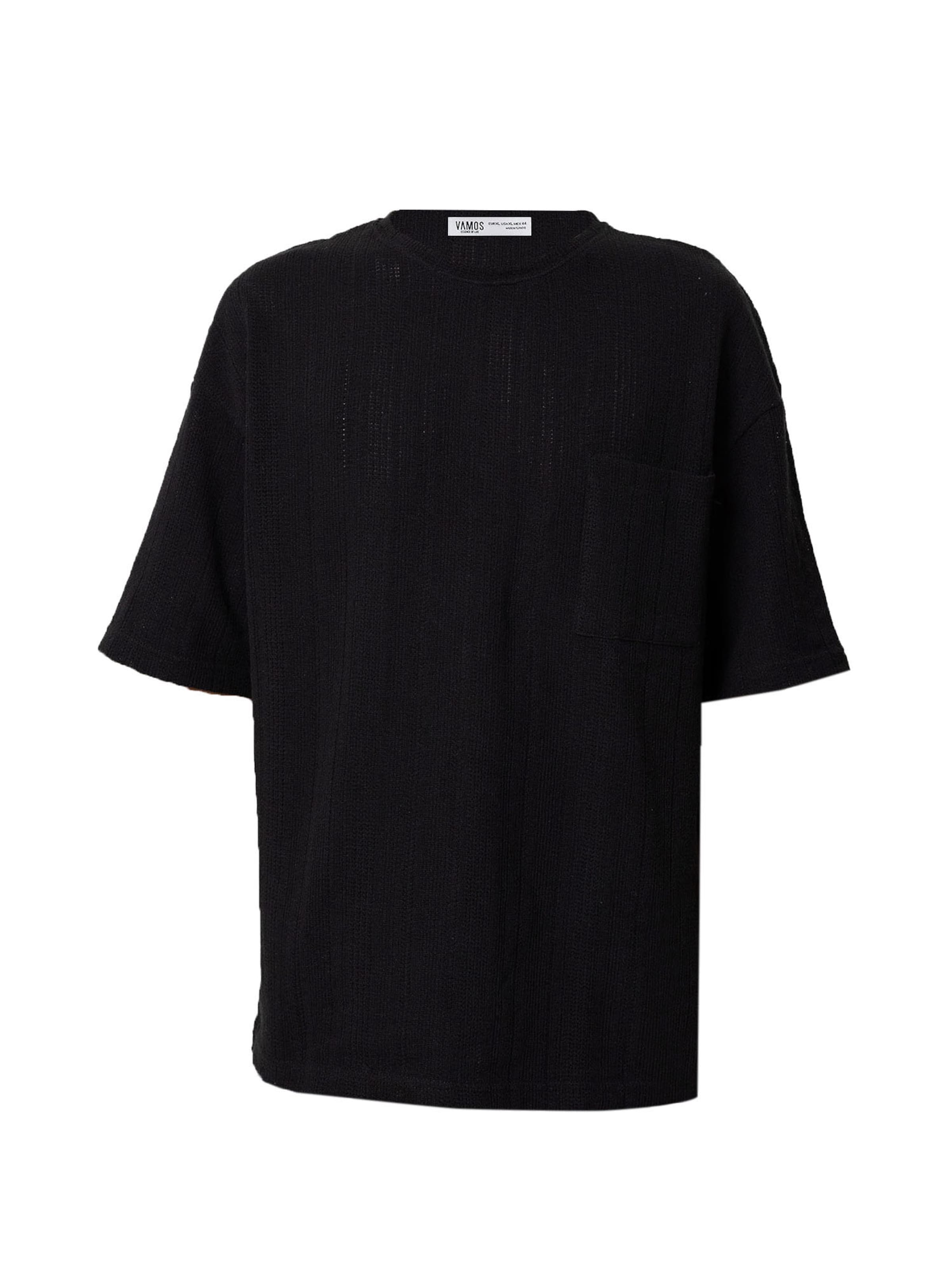 VAMOS CLO - Camisa em preto: frente