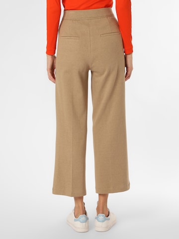 Cambio Regular Pleat-Front Pants ' Cameron ' in Brown