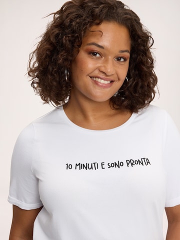 Fiorella Rubino - Camiseta en blanco
