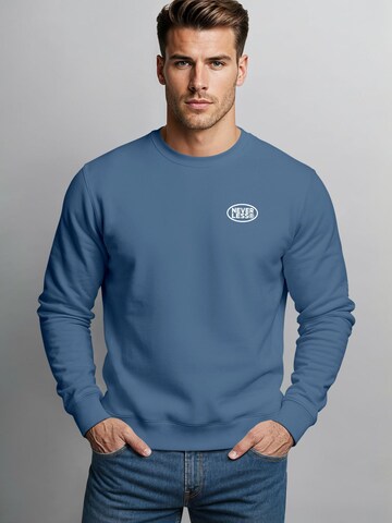 Neverless Sweatshirt 'No Bad Days' in Blue: front