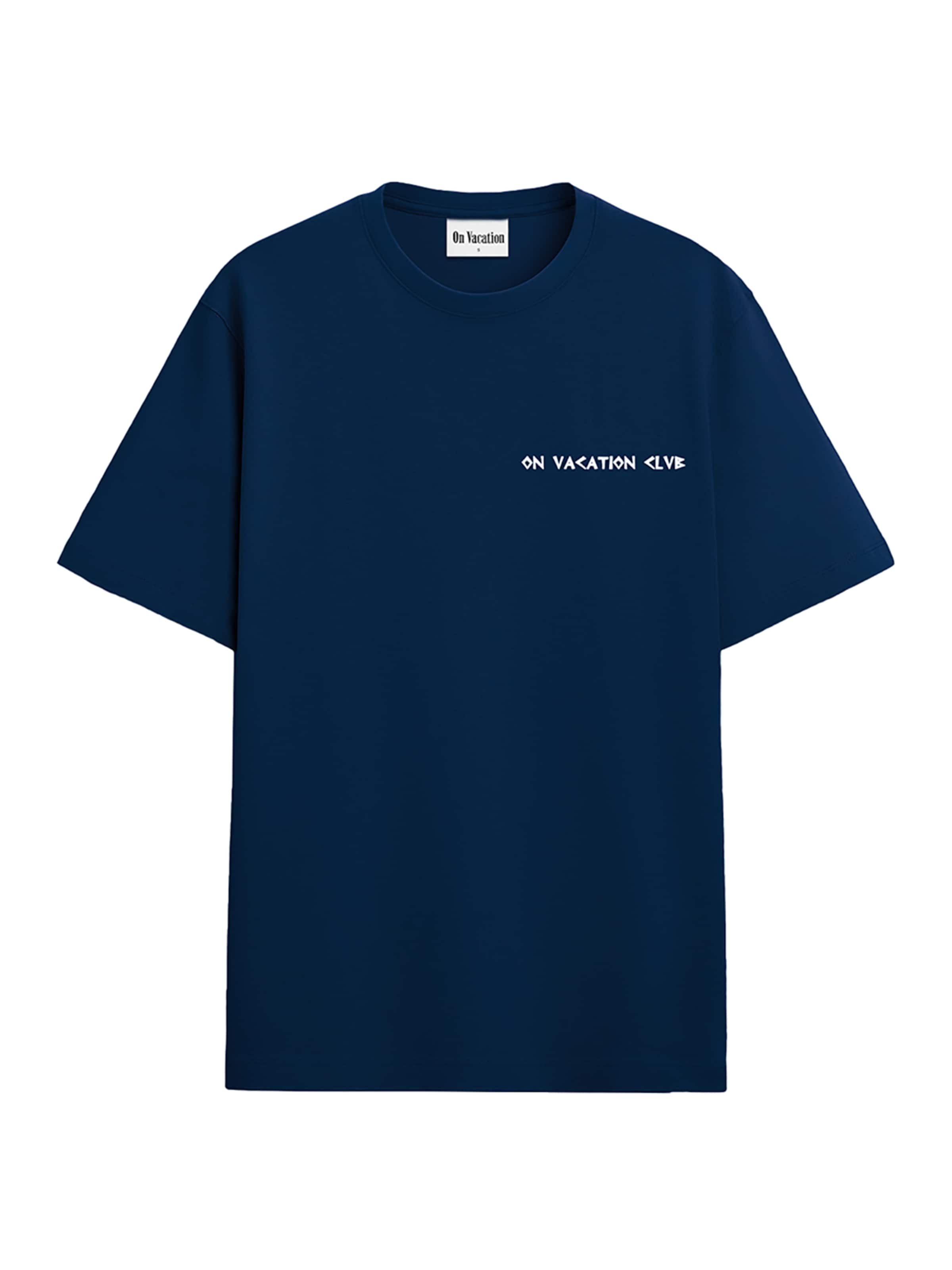 On Vacation Shirt 'Goddess' in Blue: front