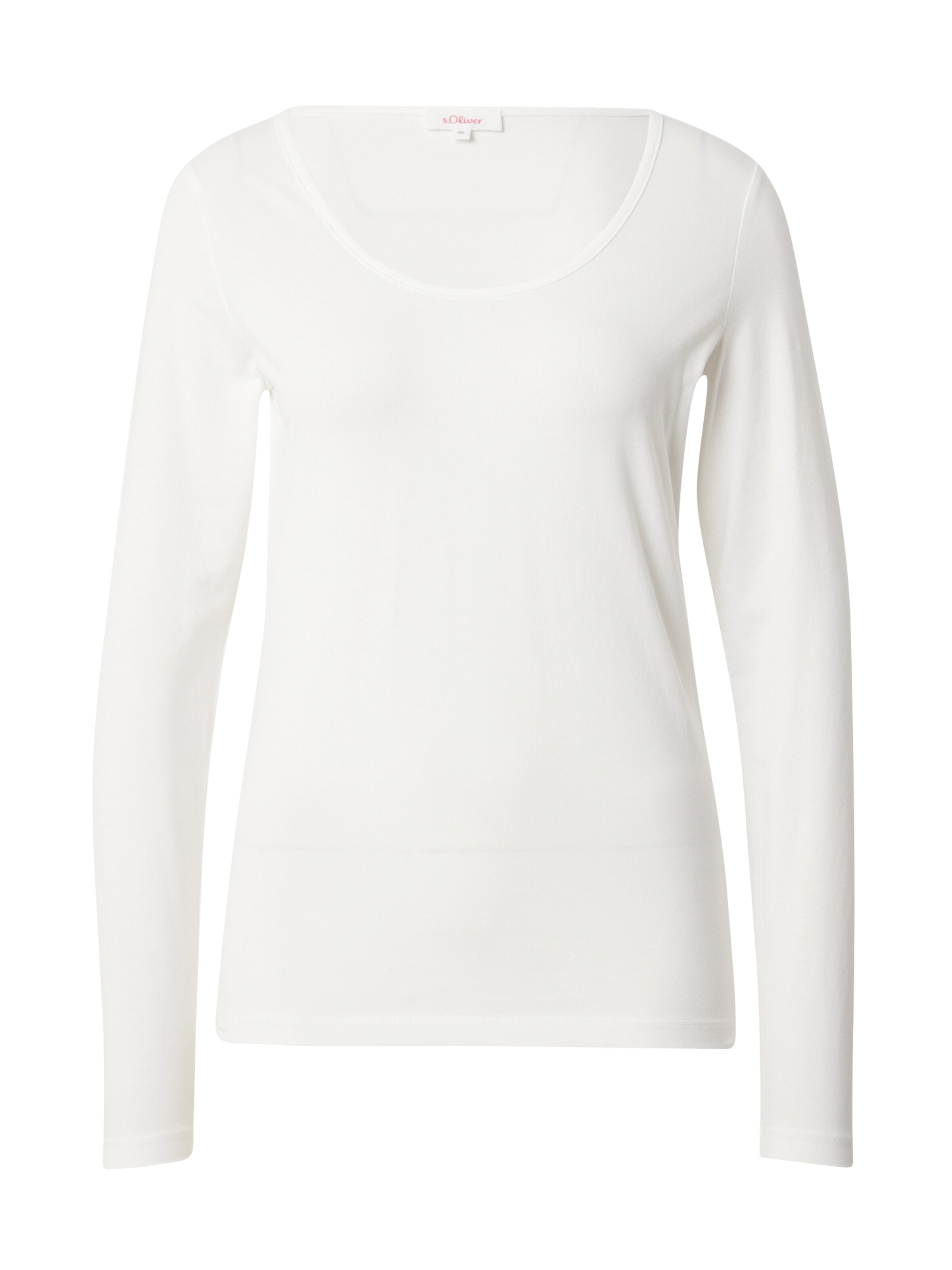 s.Oliver Shirt in Wit: voorkant