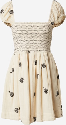 Free People - Vestido de verano 'TORY' en beige: frente