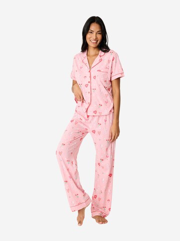 PJ Salvage Pyjama ' Whimsy Sets ' in Roze: voorkant