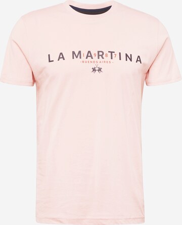 Tricou de la La Martina pe roșu: față