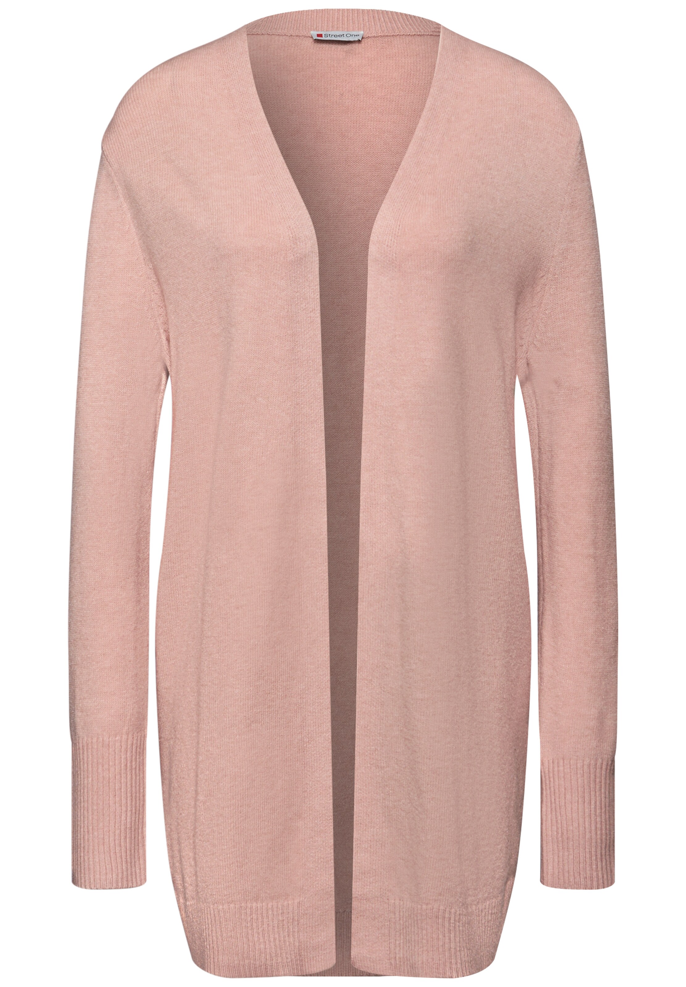 STREET ONE Strickjacke in Pink: Vorderseite