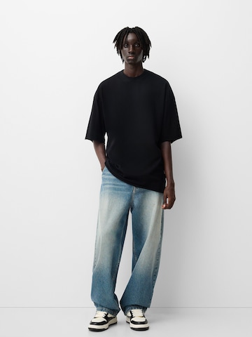 T-Shirt Bershka en noir