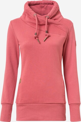 Felpa 'Neska' di Ragwear in rosa: frontale