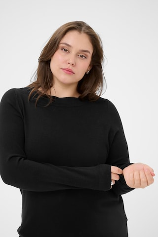 KAFFE CURVE Pullover 'KClizzy' in Schwarz