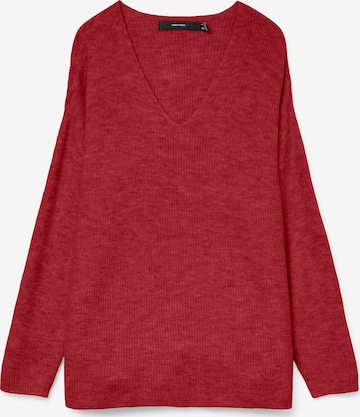 VERO MODA Tröja 'VMLefile' i röd: framsida
