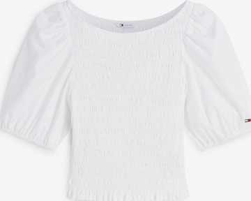 Tommy Jeans Pusero värissä valkoinen: etupuoli