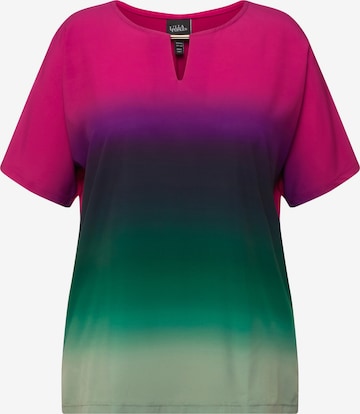 T-shirt Ulla Popken en mélange de couleurs : devant