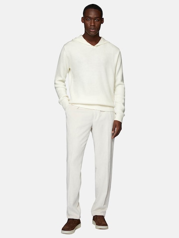 Regular Pantalon à pince Boggi Milano en blanc