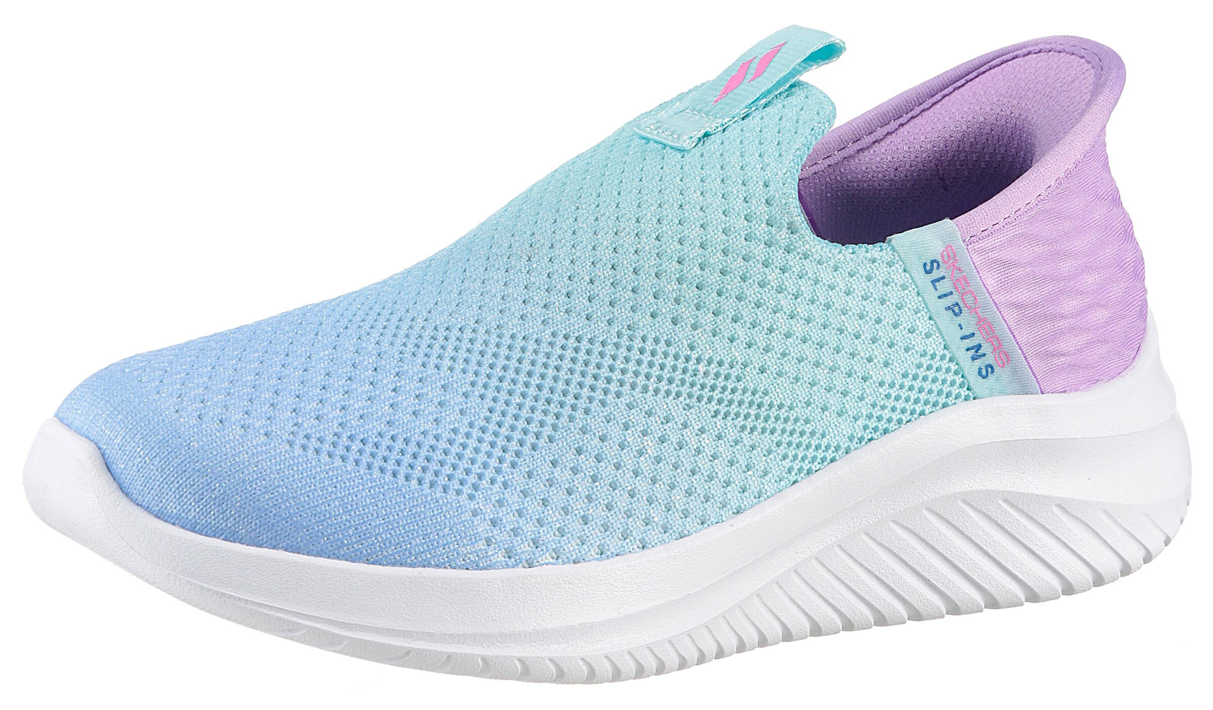 Skechers Kids Slip On in Blau: Vorderseite