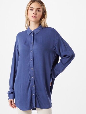 Camicia da donna 'Fanza' di VILA in blu: frontale