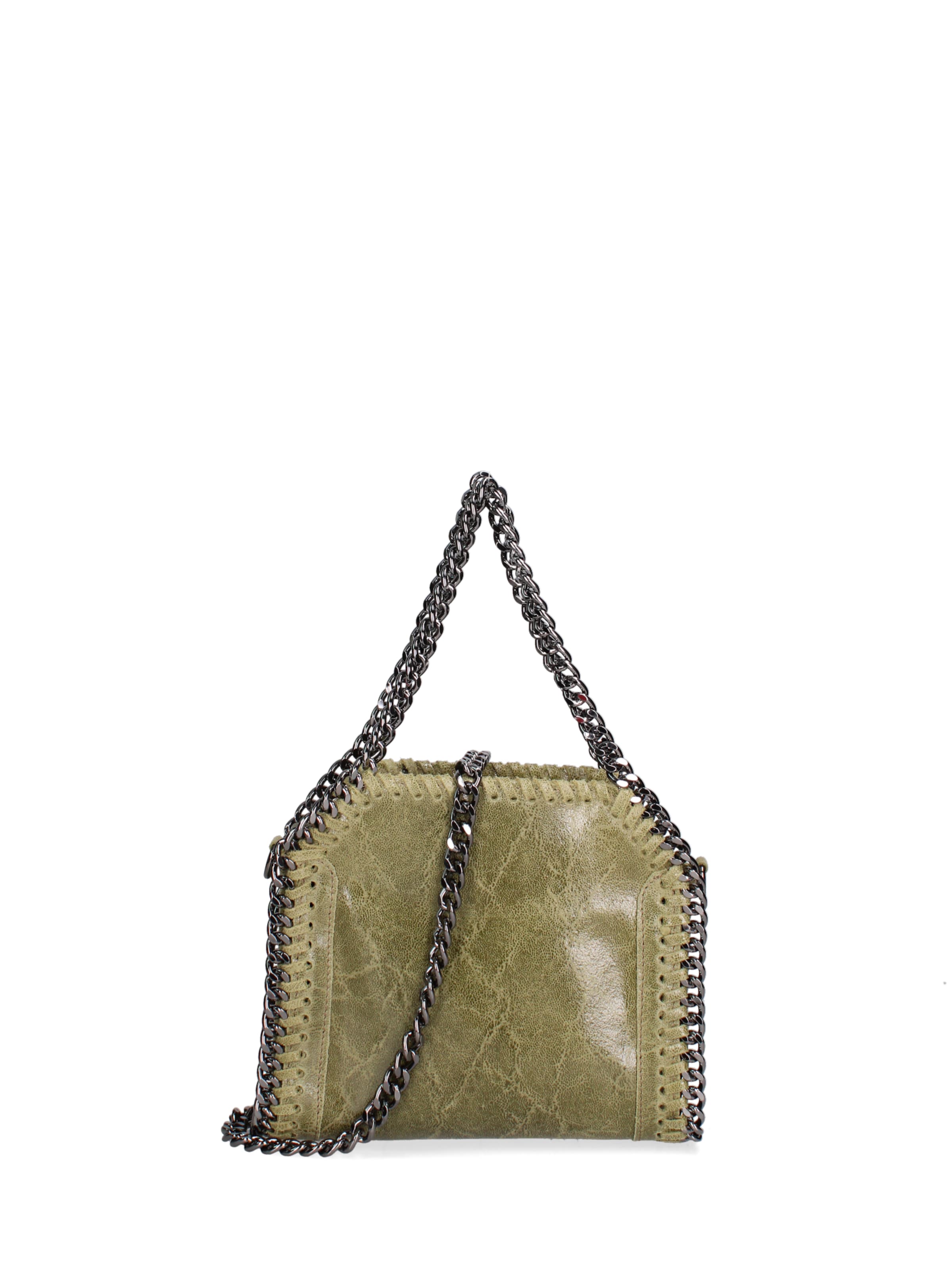 Borsa a mano 'Borsa a mano donna pelle scamosciata stampata con zip - Zefira Chic' di Gave Lux in verde