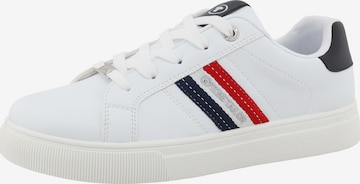 TOM TAILOR Sneaker low i hvid: forside