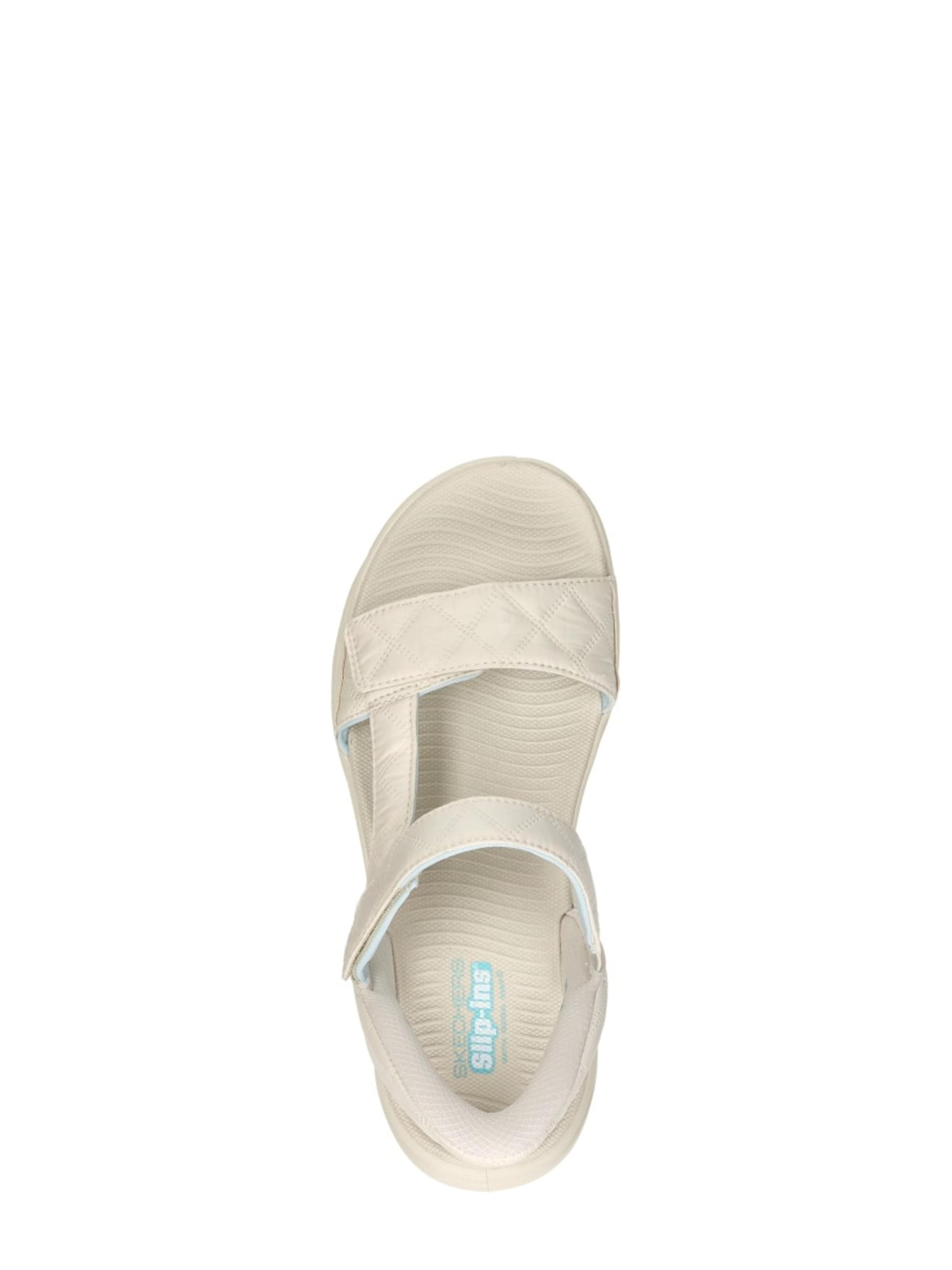 SKECHERS Sandaal 'Slip-Ins: Go Walk Glide Step 2.0' in Wit