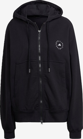 adidas by Stella McCartney Athletic Sweatshirt 'Stella McCartney  ' in Black: front