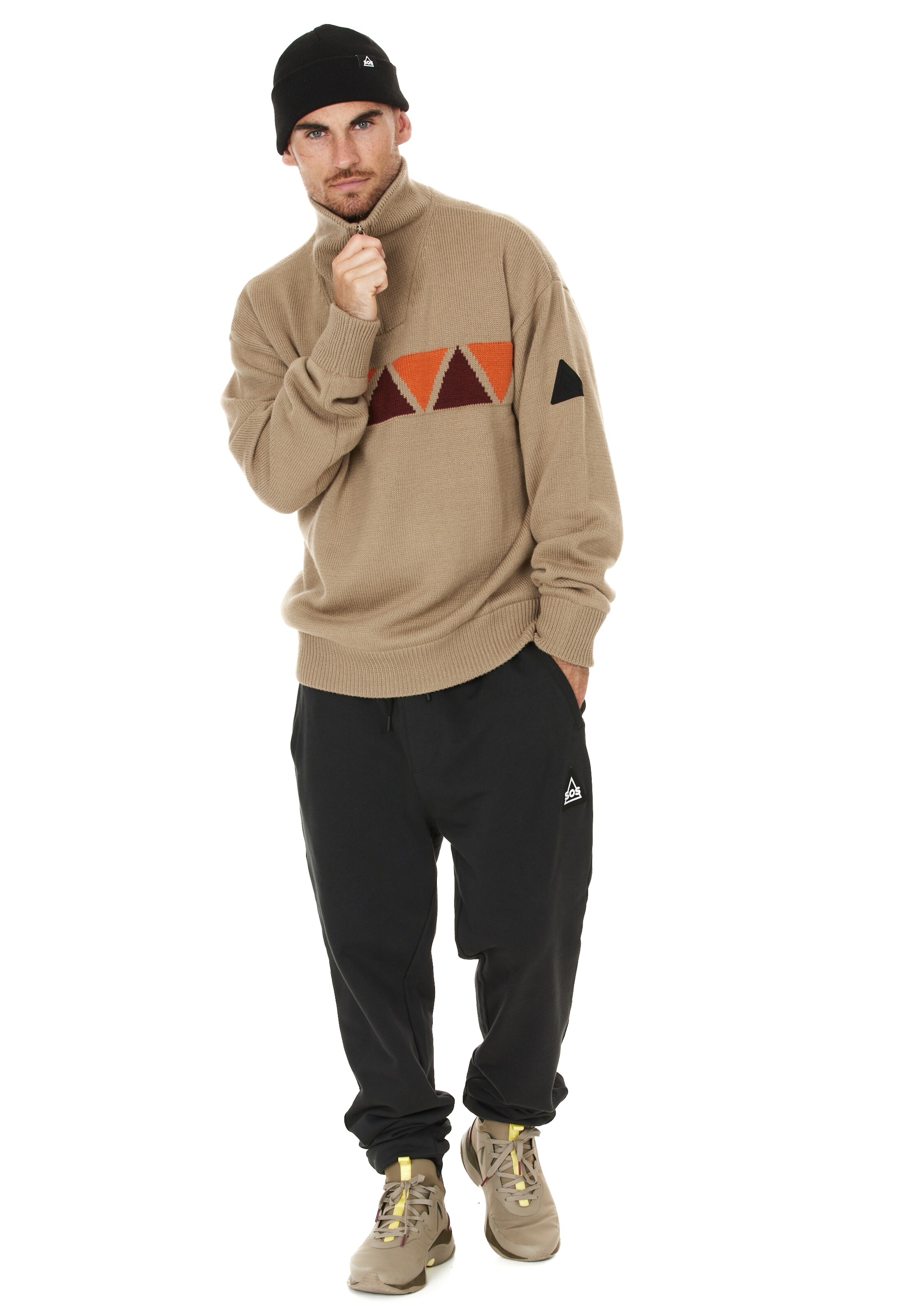 SOS Pullover 'Aboda' in Beige