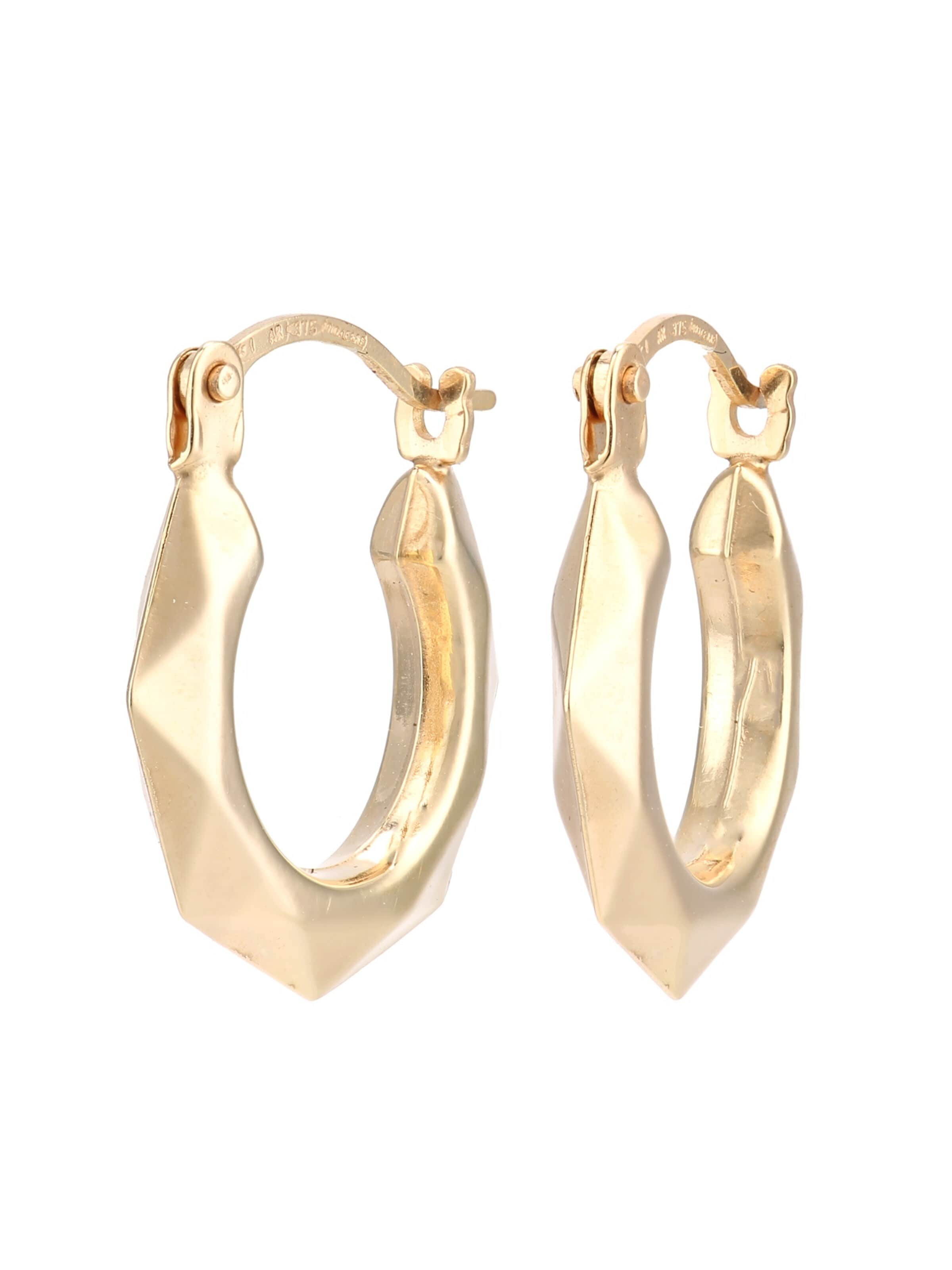 Vanlere Earrings in Gold: front