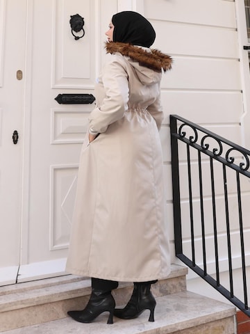 MODAMIHRAM Winterjas in Beige