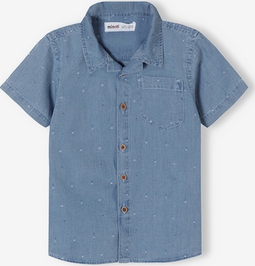 MINOTI Regular fit Button Up Shirt in Blue: front