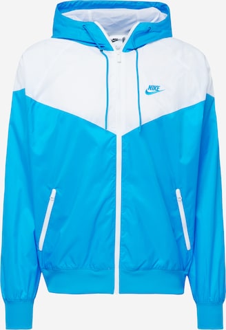 Veste mi-saison Nike Sportswear en bleu : devant