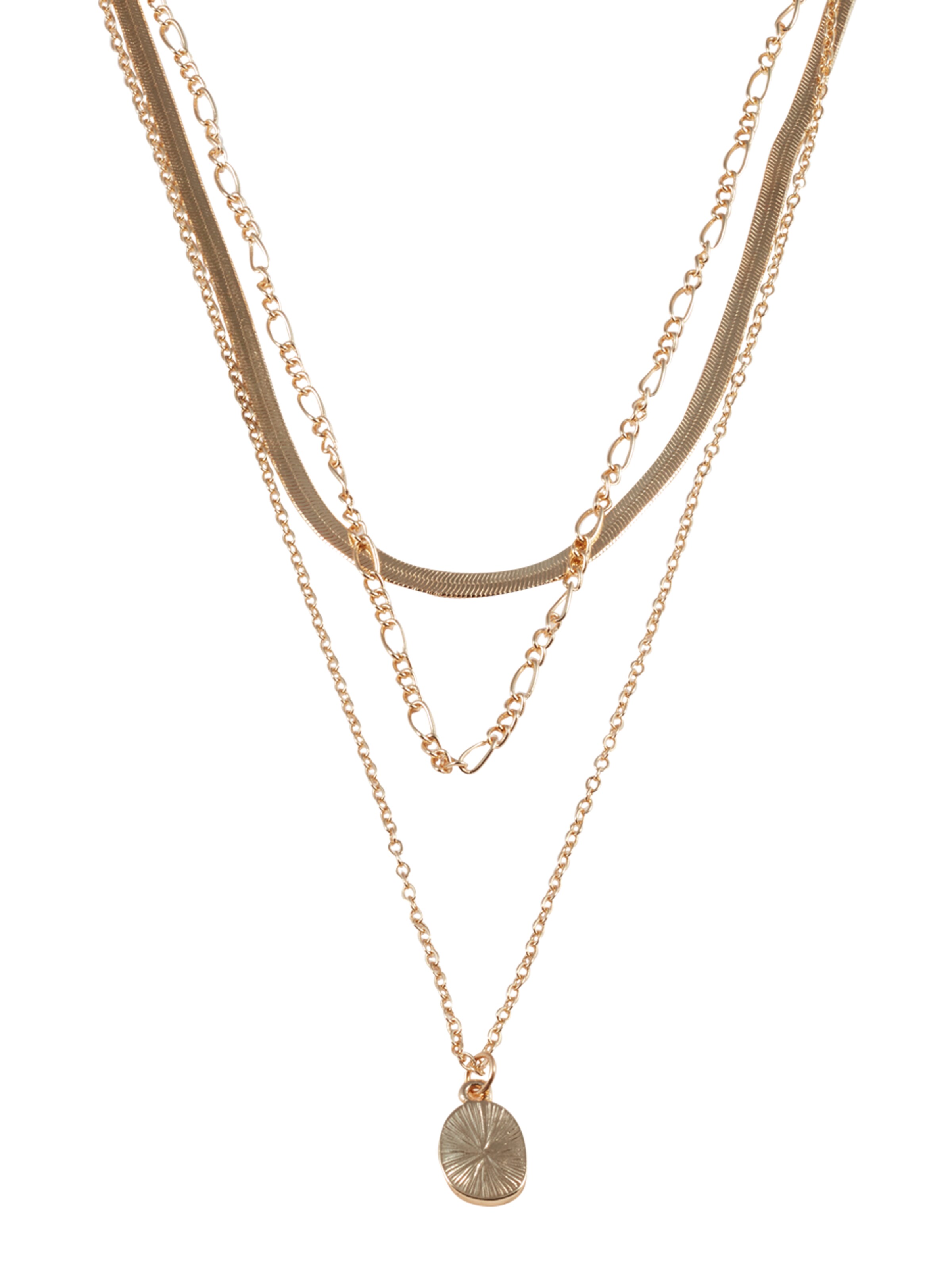 PIECES Necklace 'ALVA' in Gold